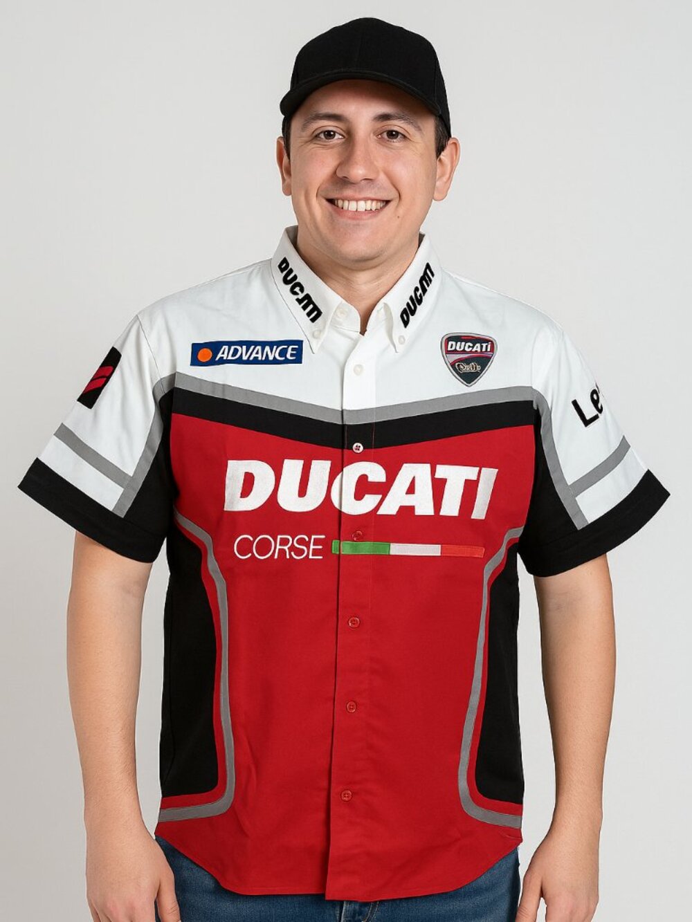 DUCATI HG RACING WEAR SHIRT – RACE STYLE, ELEVATED SIZE 2XL